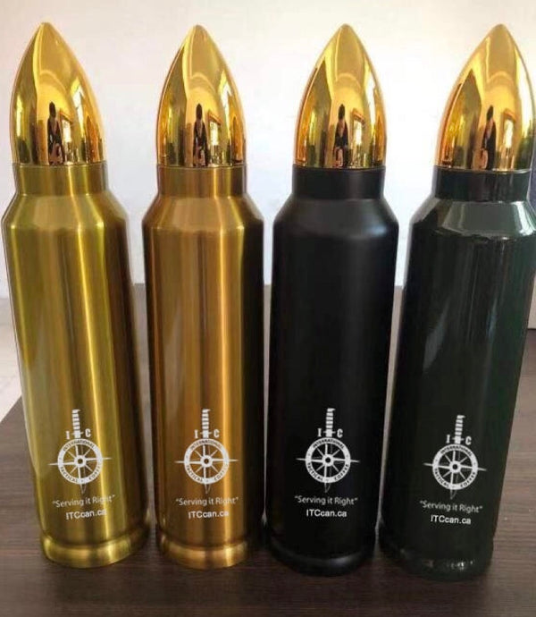 International Tactical Coffee 1000 ml/1 Litre Bullet Shell Beverage Flask